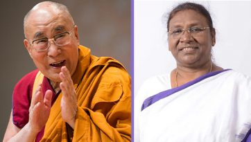 རྒྱ་གར་གྱི་སྲིད་འཛིན་ལྕམ་སྐུ་ཌོར་པཱ་ཌི་མུར་མའུ་ལགས་ཀྱི་འཁྲུངས་སྐར་ལ་འཚམས་འདྲི་མཛད་པ།