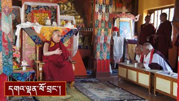 ཨོ་རྒྱན་བསམ་གཏན་གླིང་དགོན་པར་གནས་གཟིགས་དང་བཀའ་སློབ།